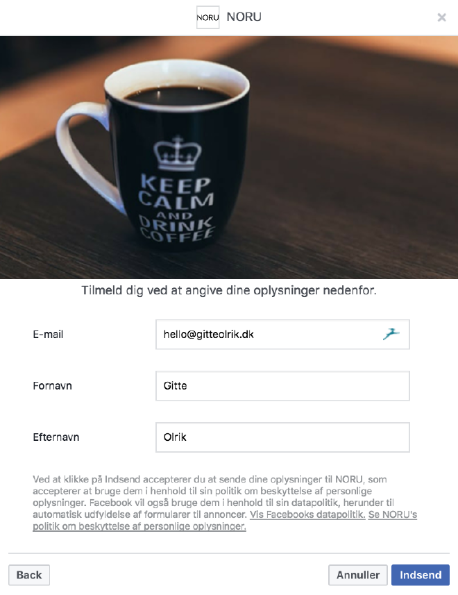 Lead annonce med info